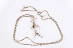 Chanel Light GP Necklace with Charms