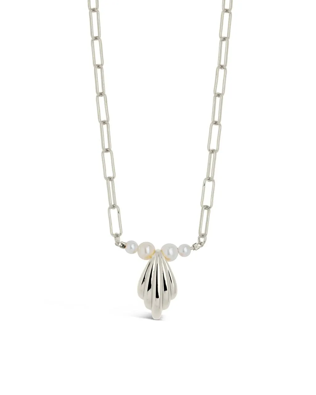 Chérie Pearl Shell Pendant Necklace
