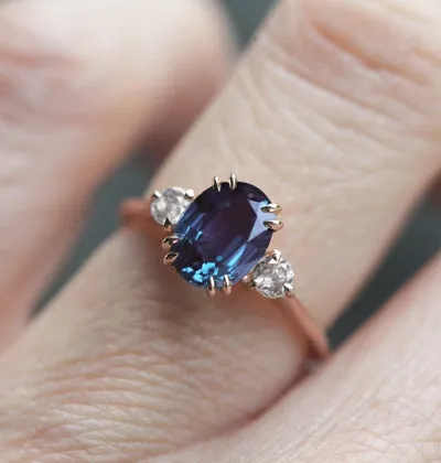 Christine Oval Alexandrite Ring