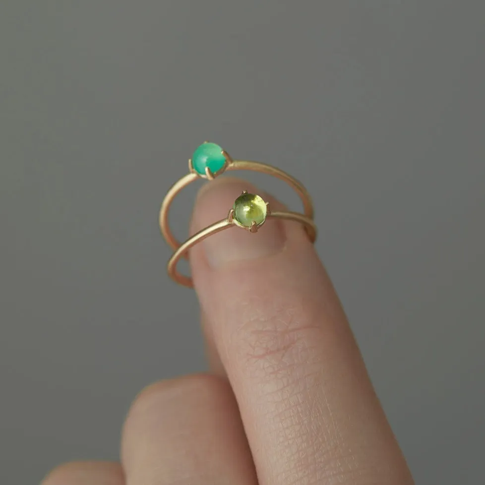 Chrysoprase Wisp Ring | R11601CH
