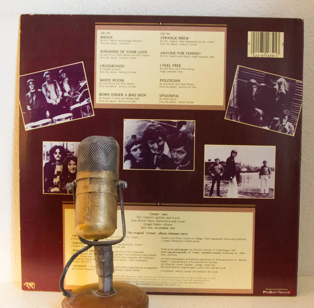 Cream "Strange Brew: The Very Best Of Cream" (1983 Polygram)