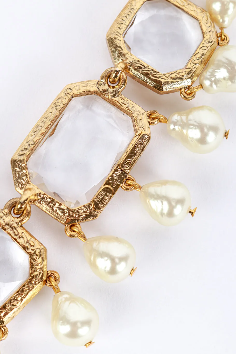 Crystal & Pearl Bauble Necklace