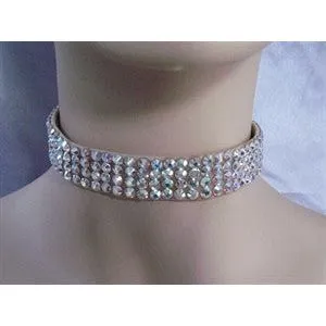 Crystal Ballroom Choker 3/4 inch wide