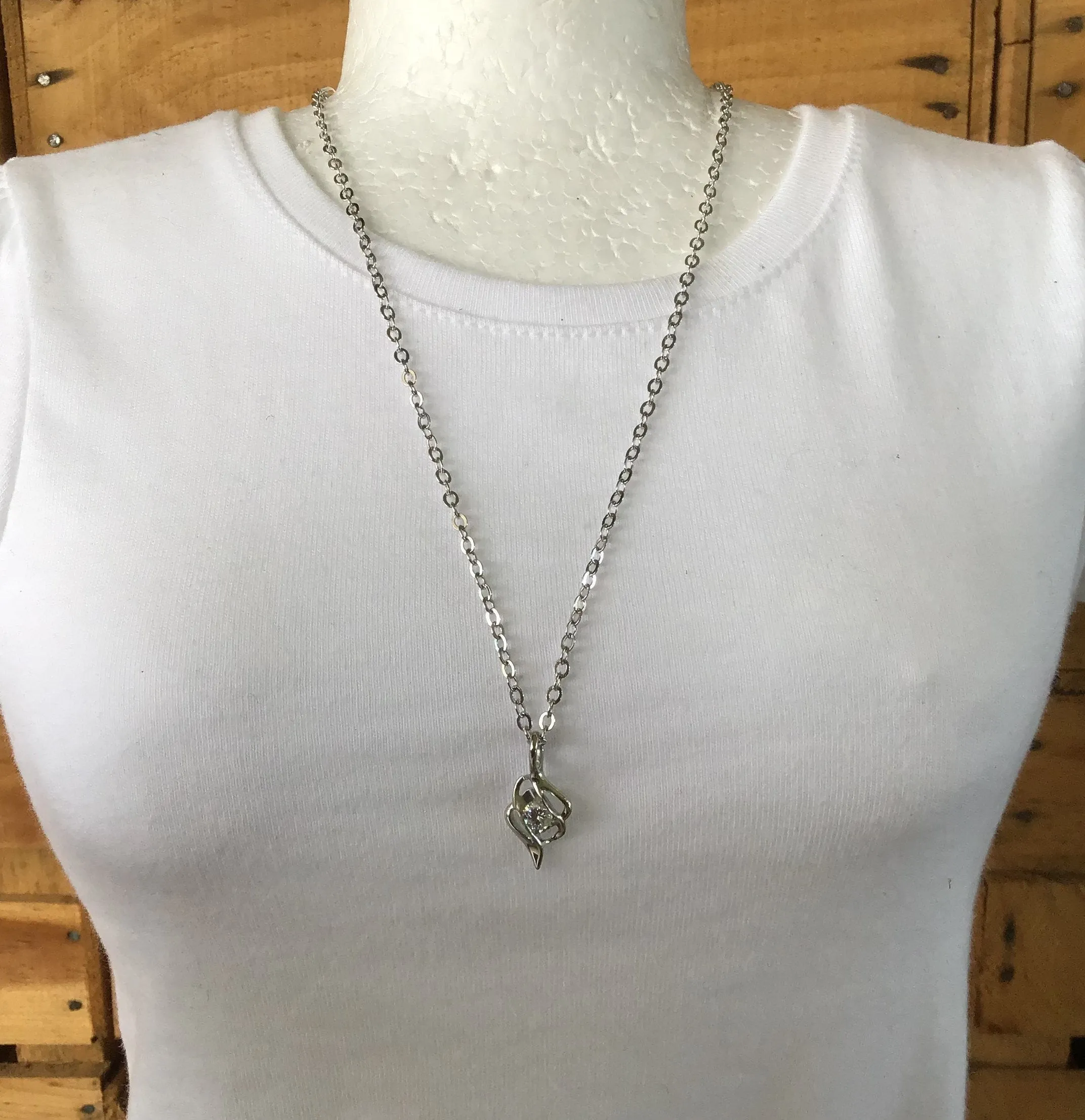Crystal Drop Pendant