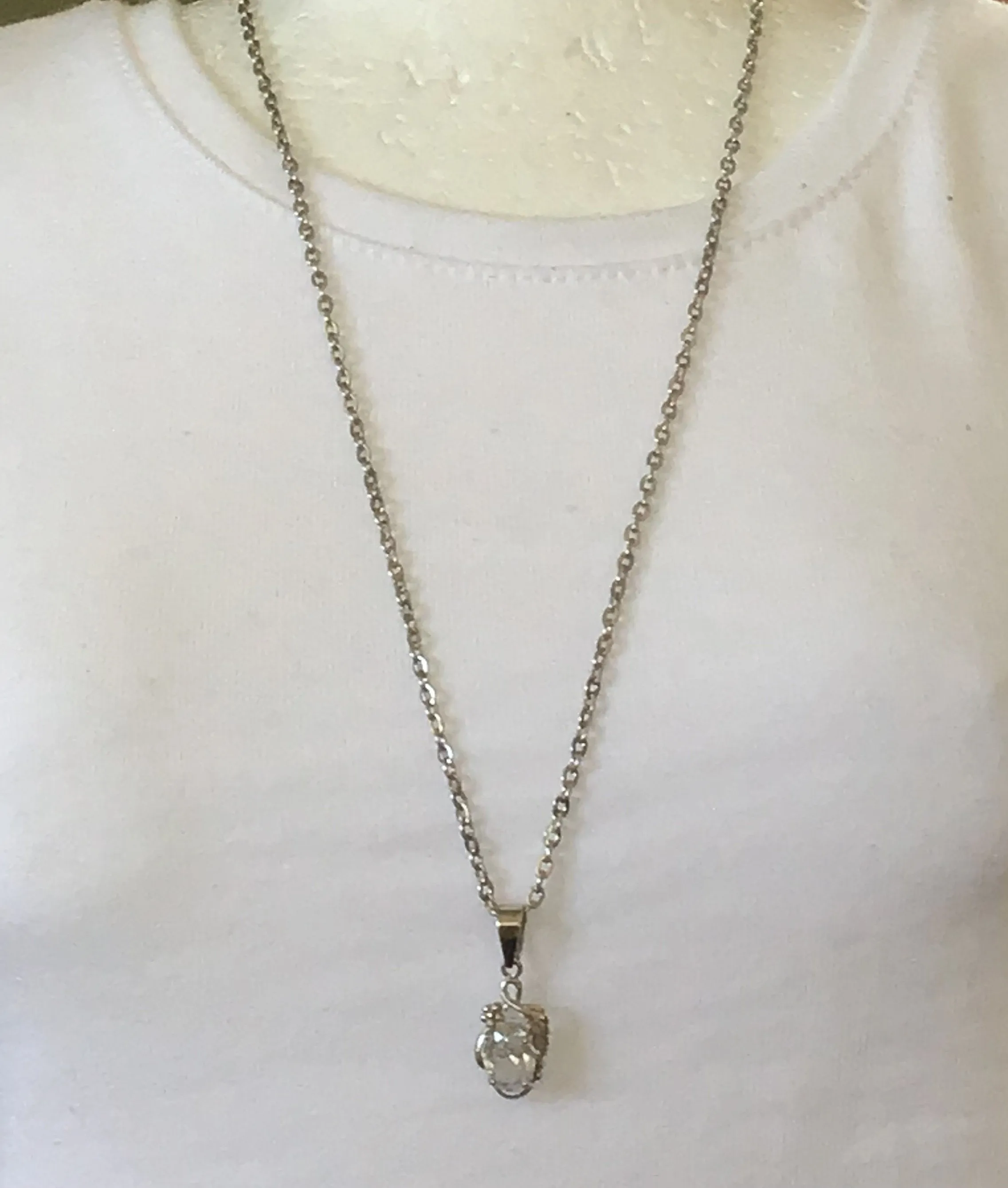 Crystal Drop Pendant