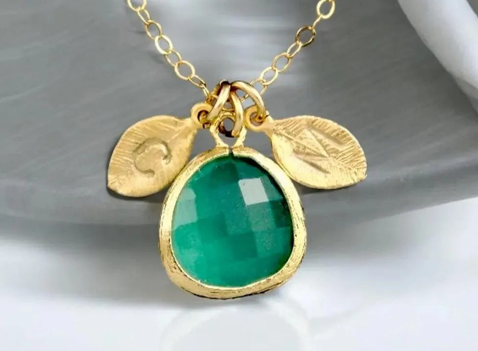 Custom Glass Drop Necklace