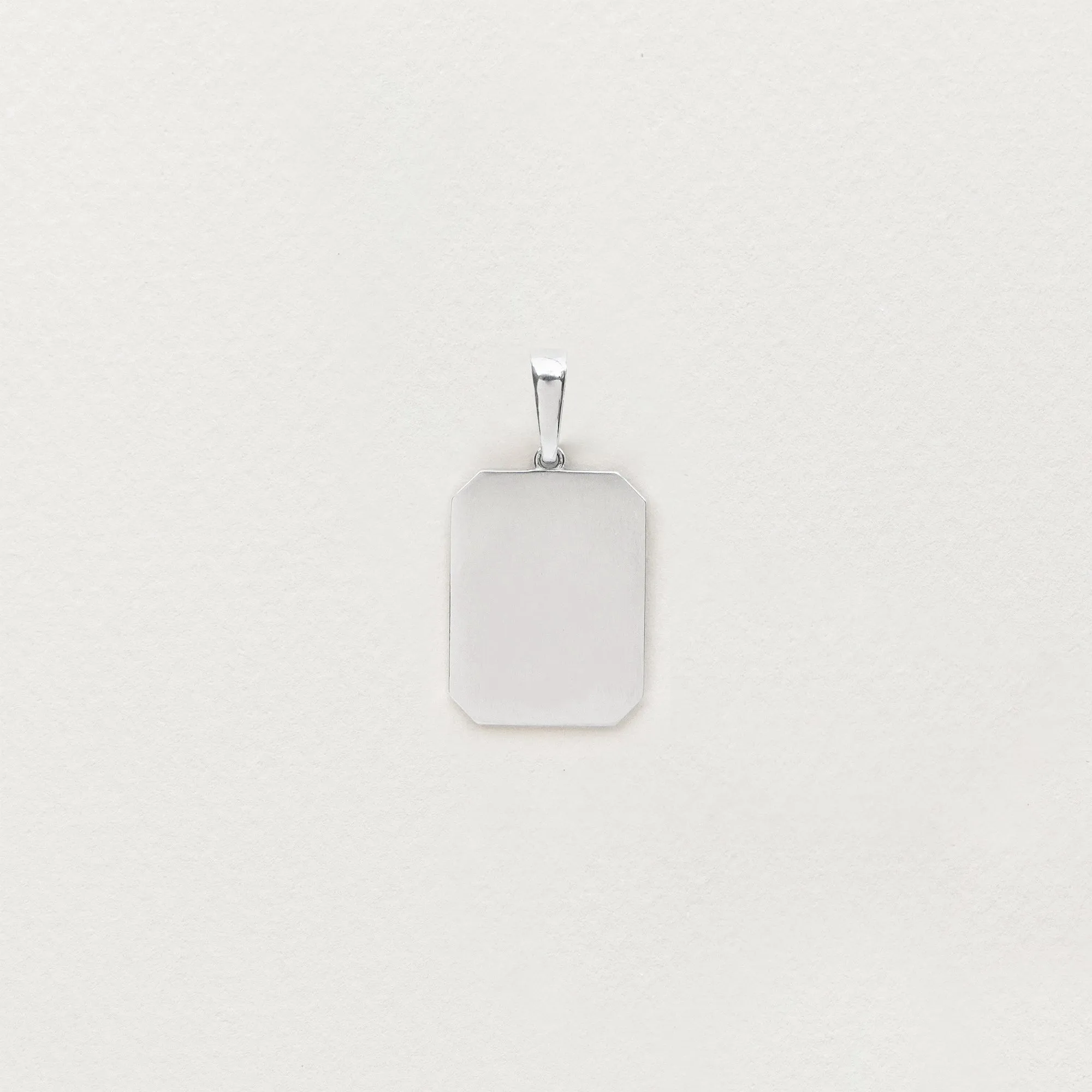 Cut-Corner Pendant, 26mm