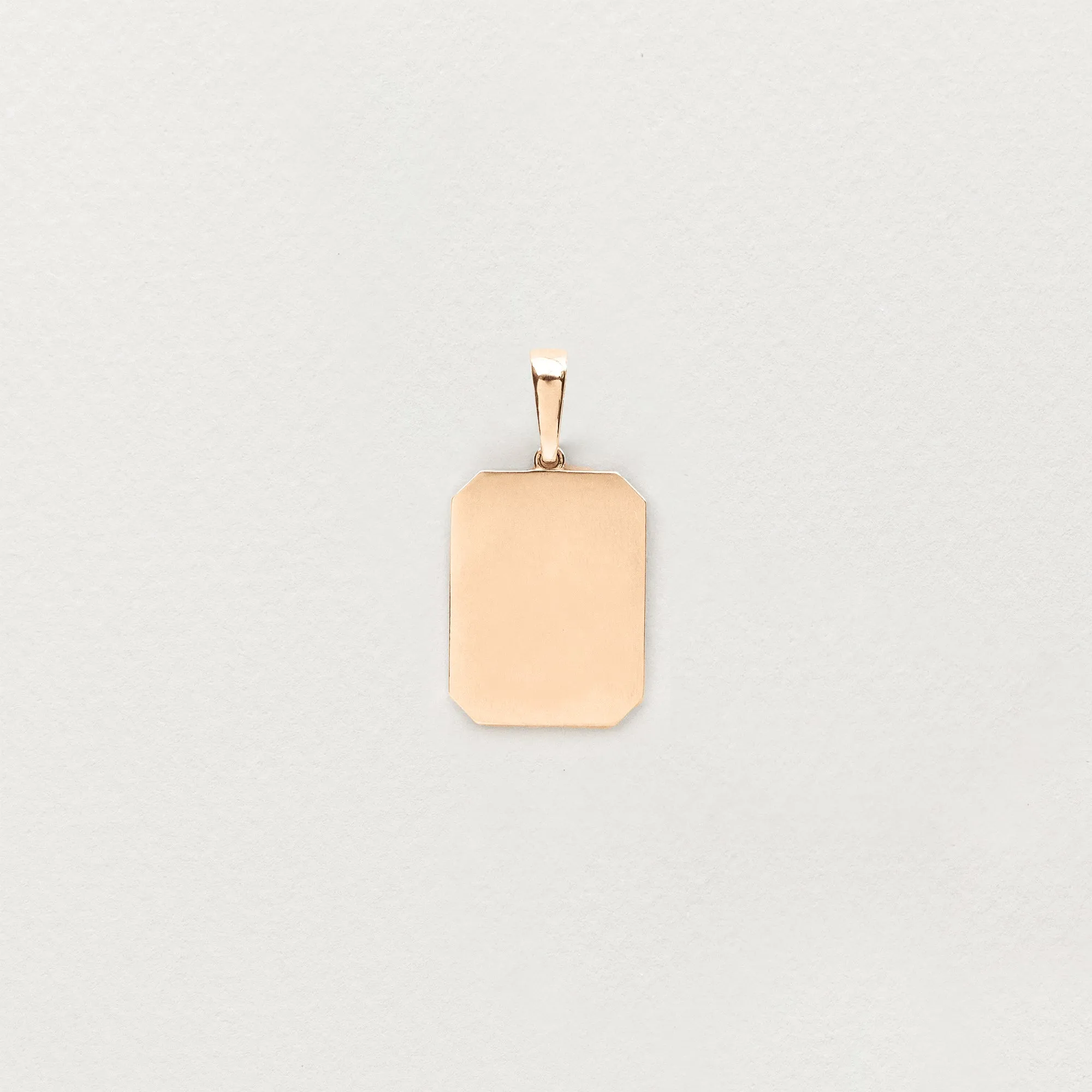 Cut-Corner Pendant, 26mm