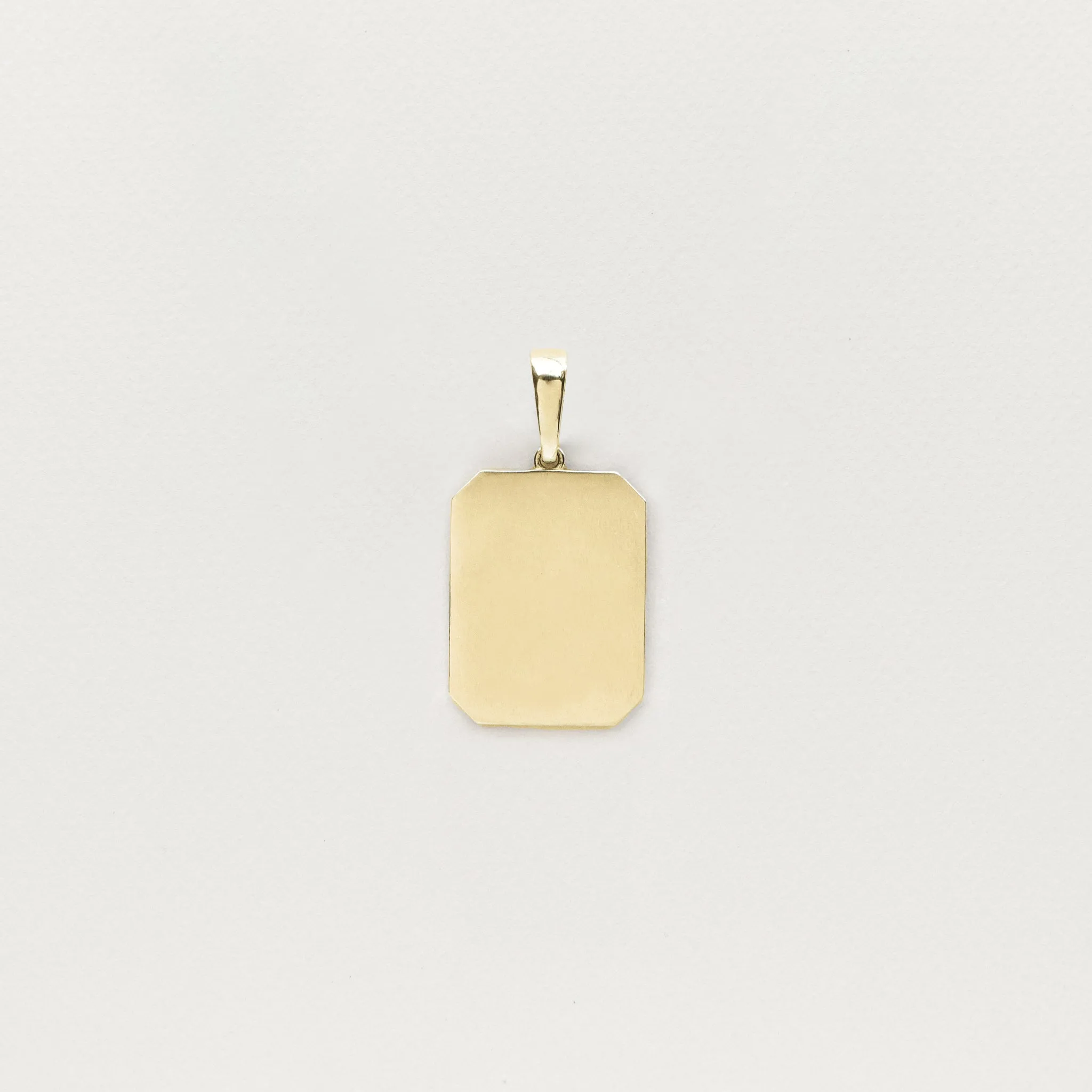 Cut-Corner Pendant, 26mm