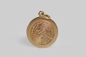 Dainty Saint Christopher "Be Safe" Charm