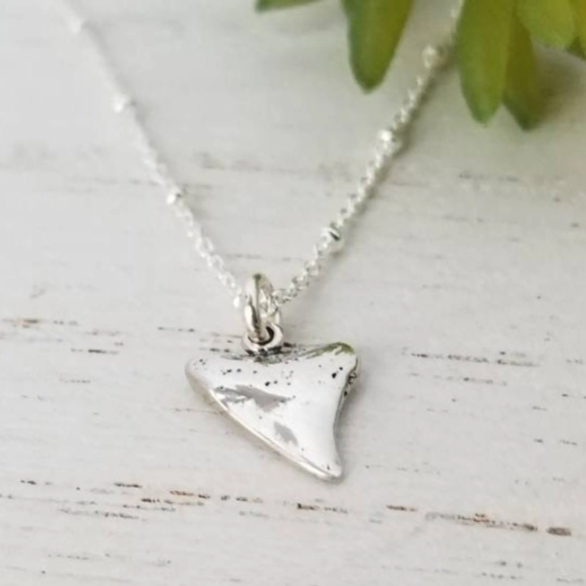 Dainty Shark Tooth Layering Necklace - Sterling, Gold or Rose Gold
