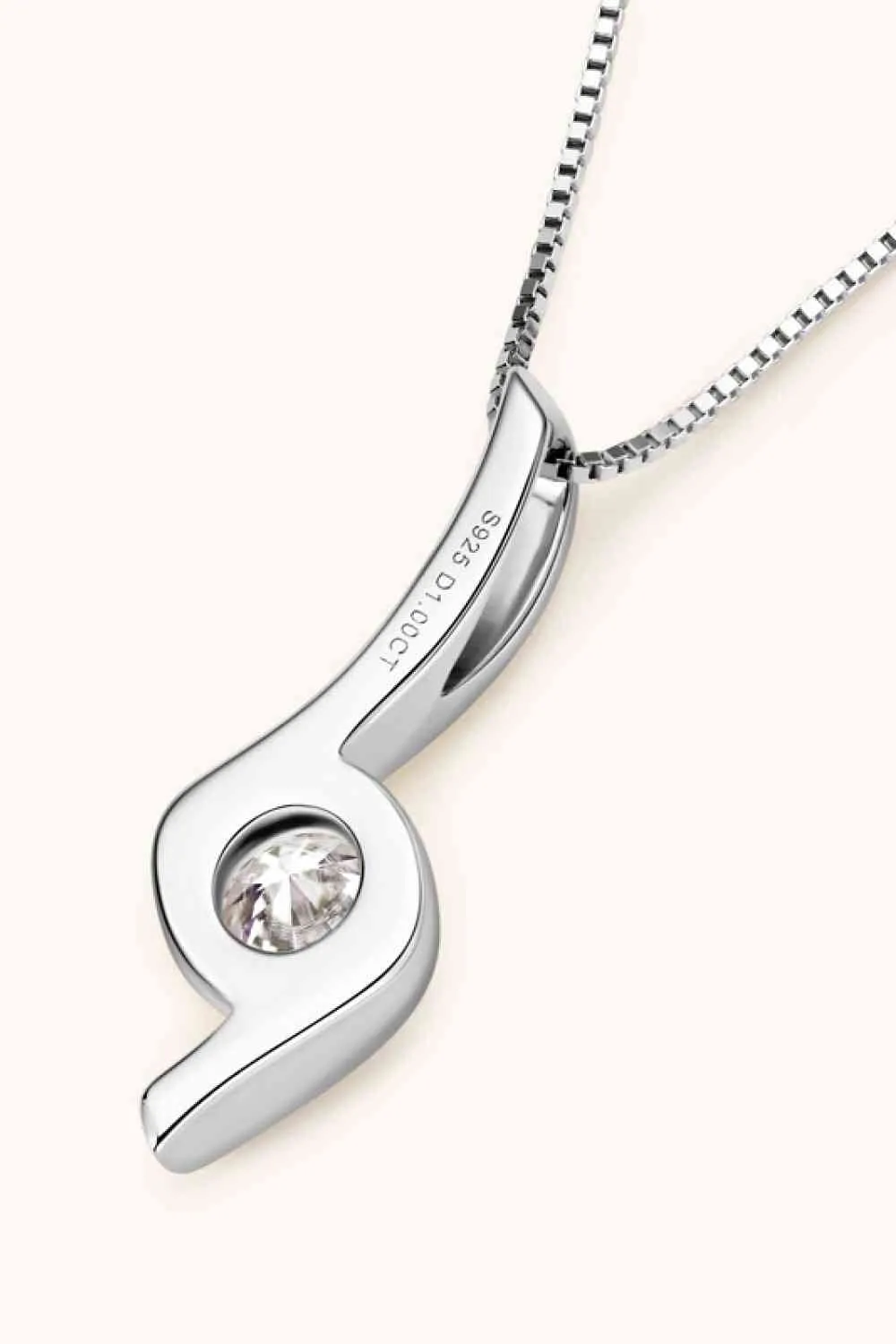 Dewdrop Moissanite Necklace