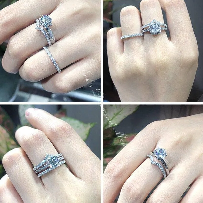 Diamond Engagement Anniversary Band Ring