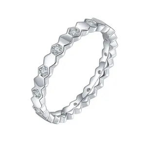 Diamond Paved Wedding Band