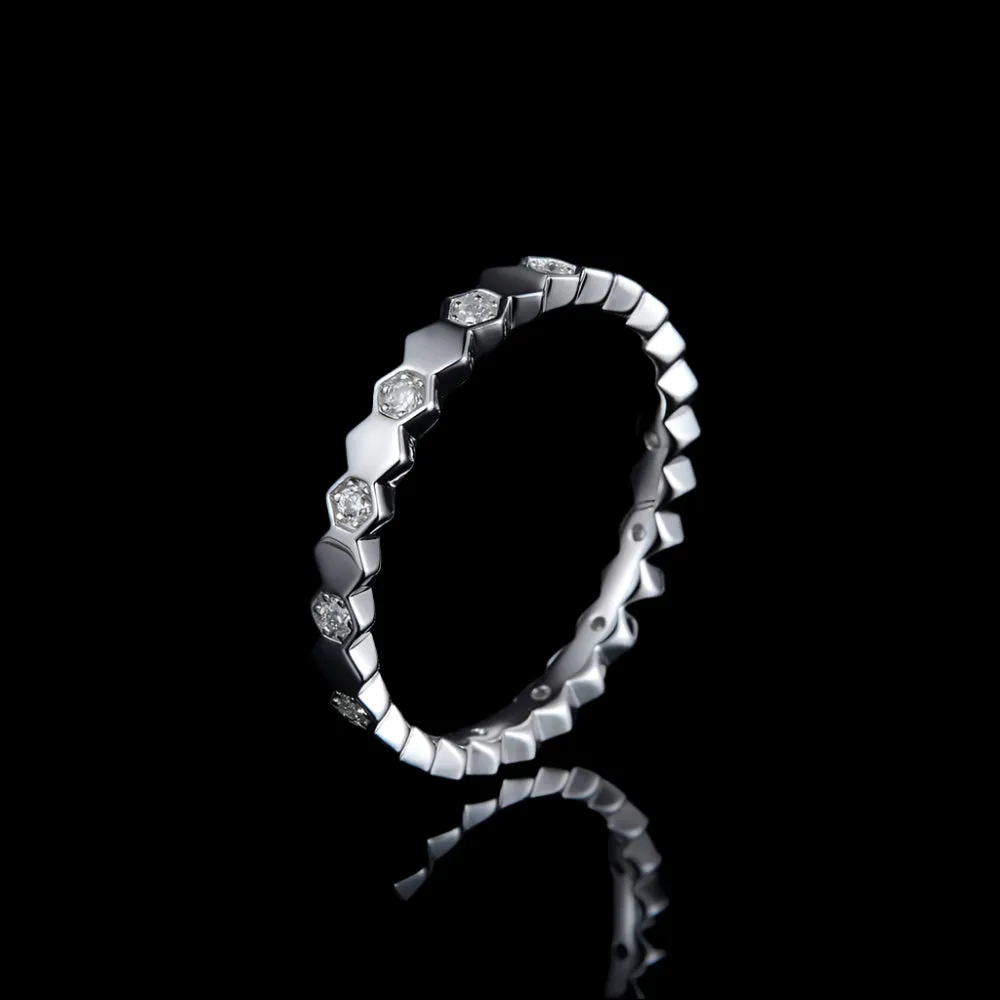 Diamond Paved Wedding Band