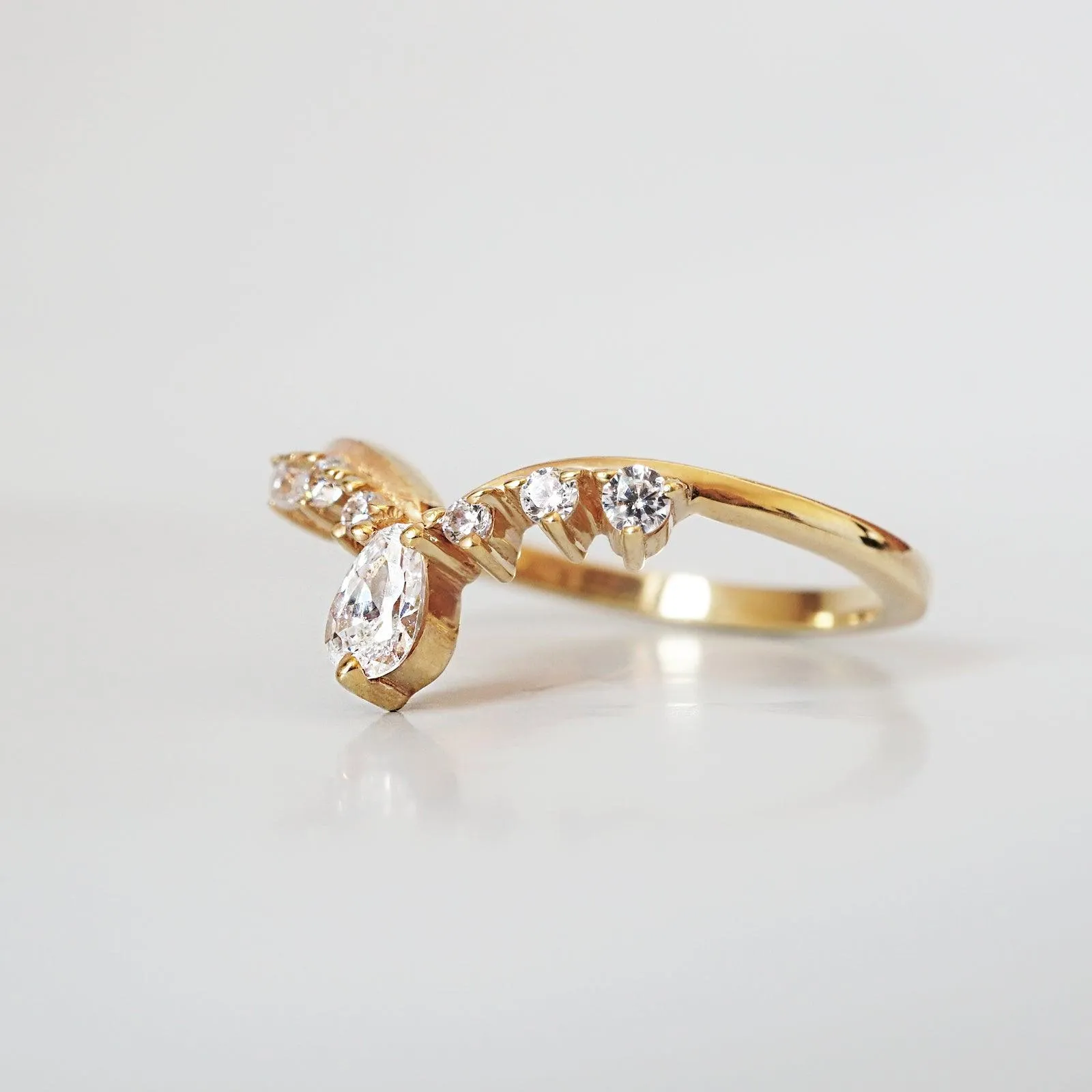 Diana Dainty Ring in 14K and 18K Gold