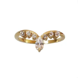 Diana Dainty Ring in 14K and 18K Gold