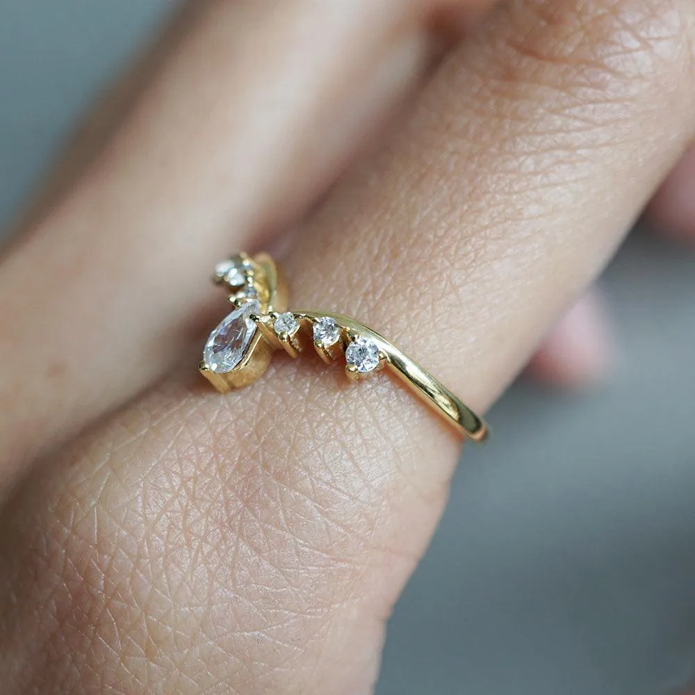Diana Dainty Ring in 14K and 18K Gold
