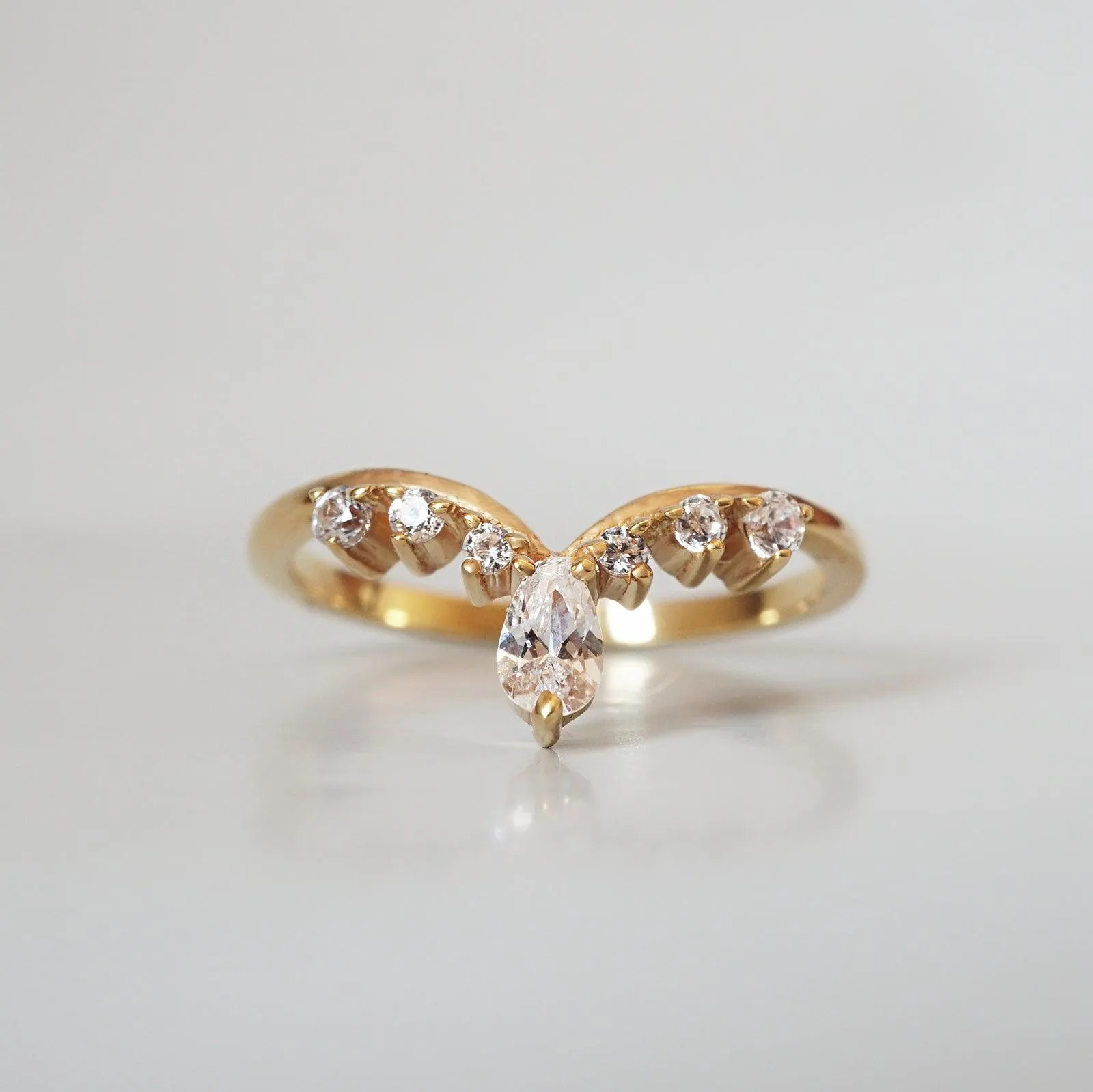 Diana Dainty Ring in 14K and 18K Gold