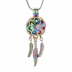 Dream Catcher Cremation Necklace