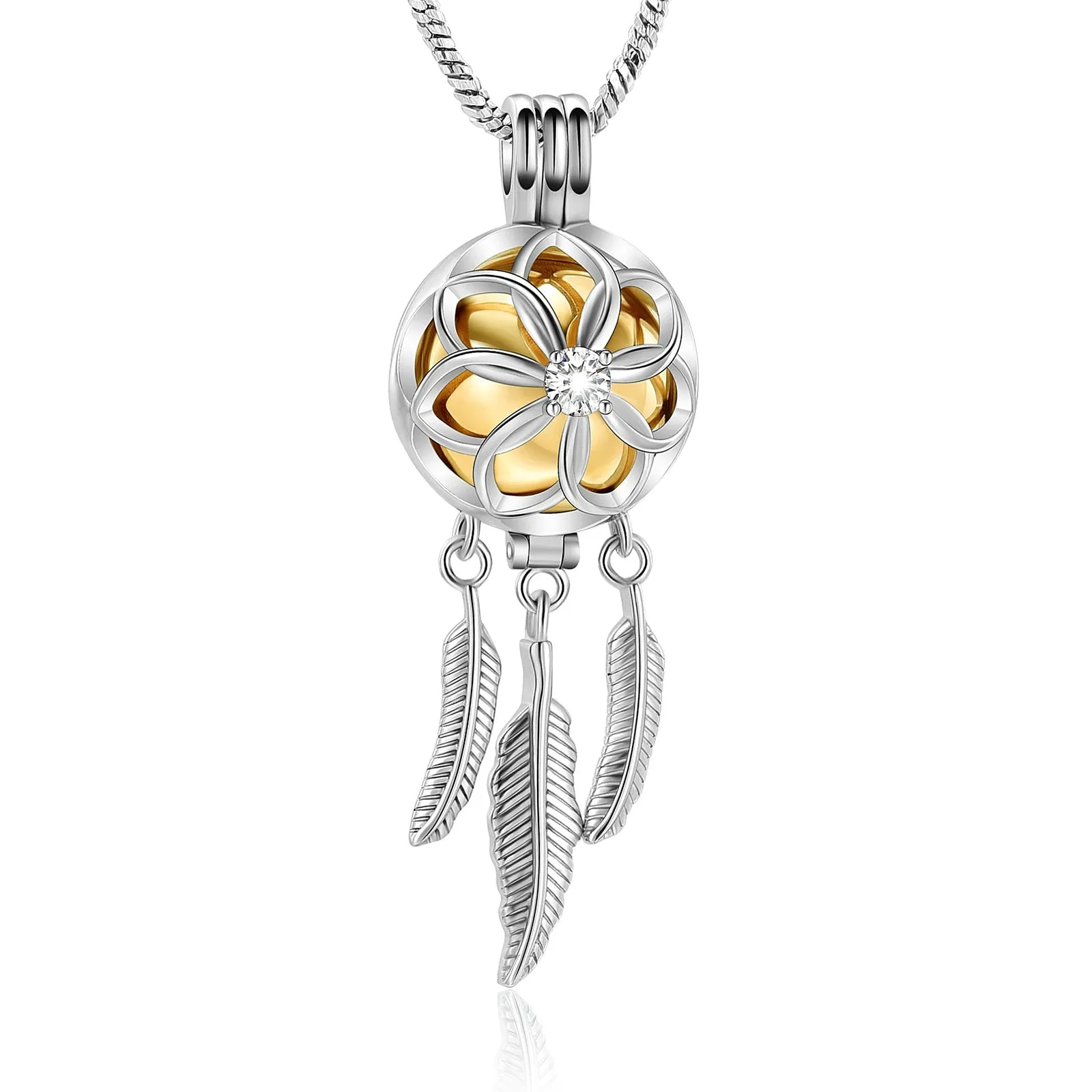 Dream Catcher Cremation Necklace