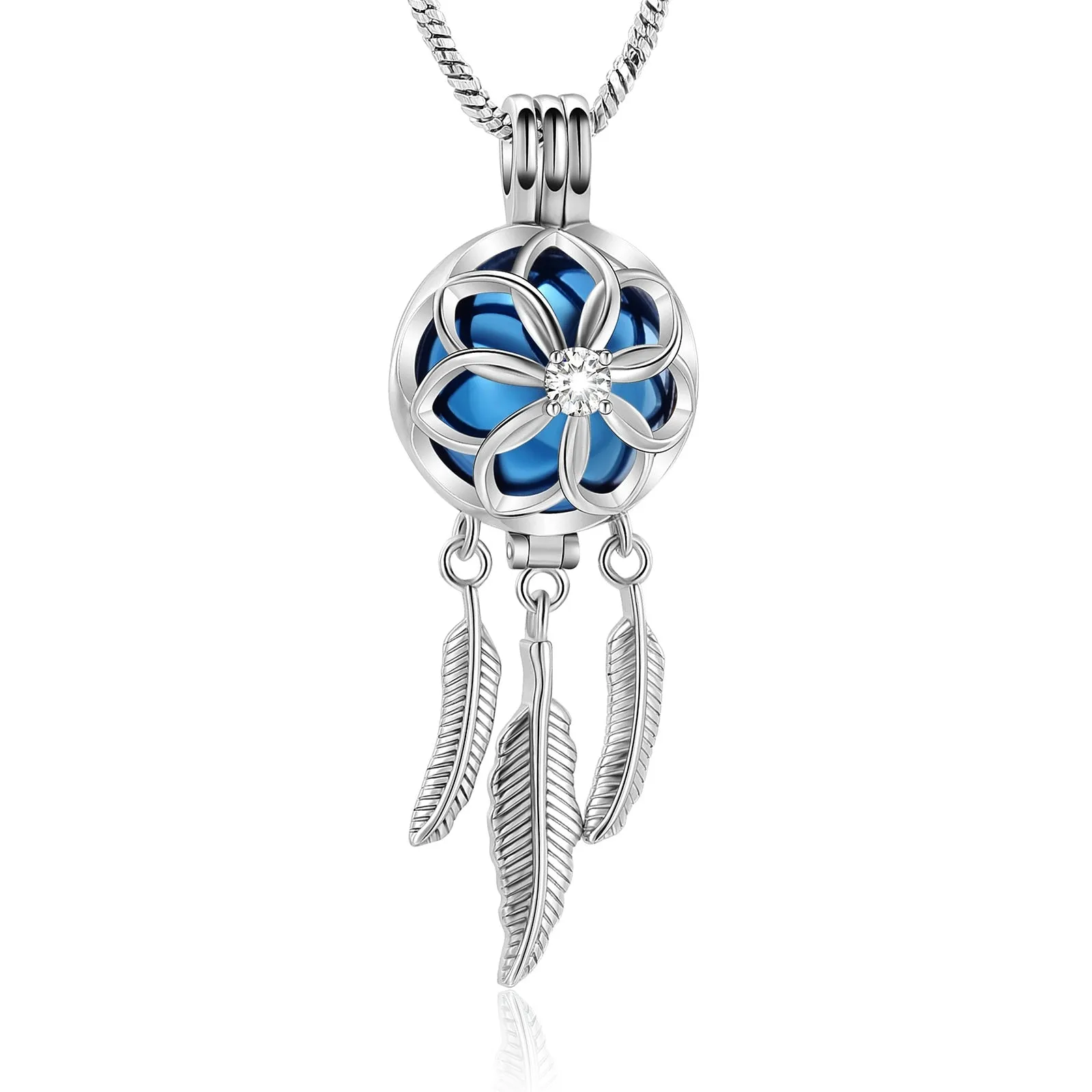 Dream Catcher Cremation Necklace