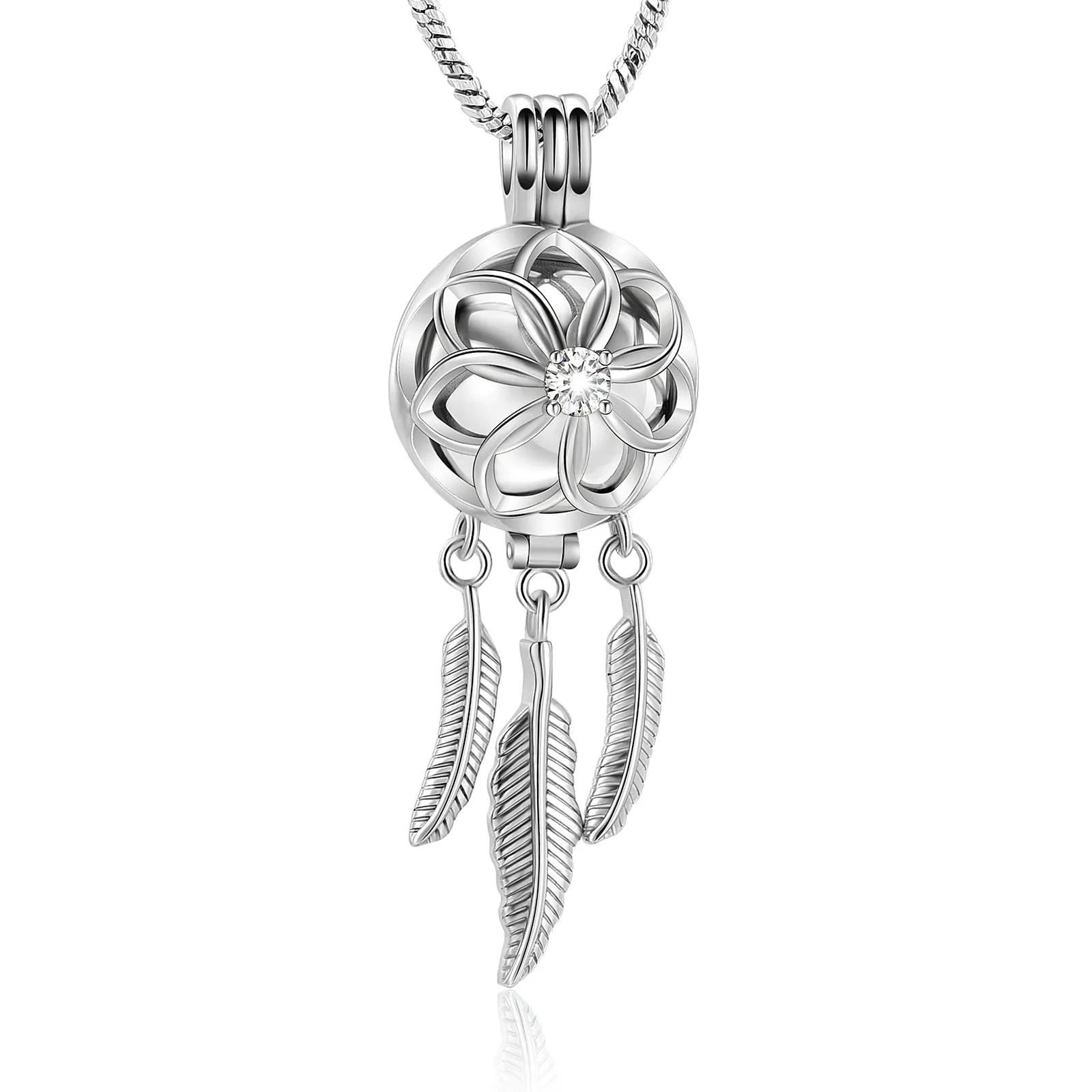 Dream Catcher Cremation Necklace