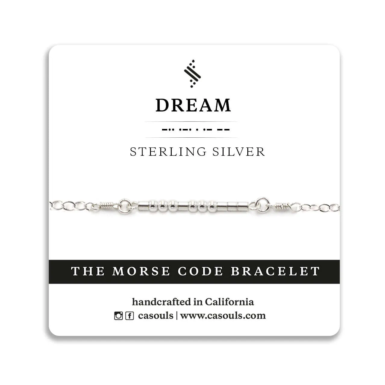 DREAM - MORSE CODE BRACELET