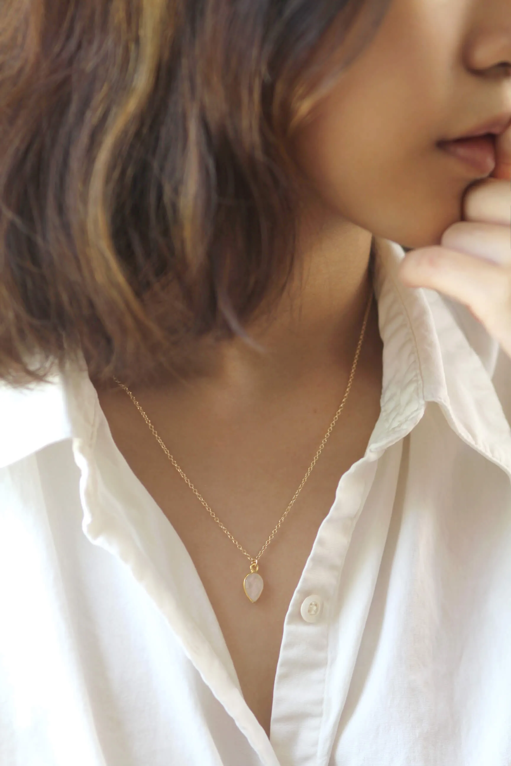 Dreamcatcher Moonstone Necklace