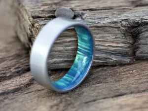 Duality (Aurora) - Men's Titanium Wedding Band