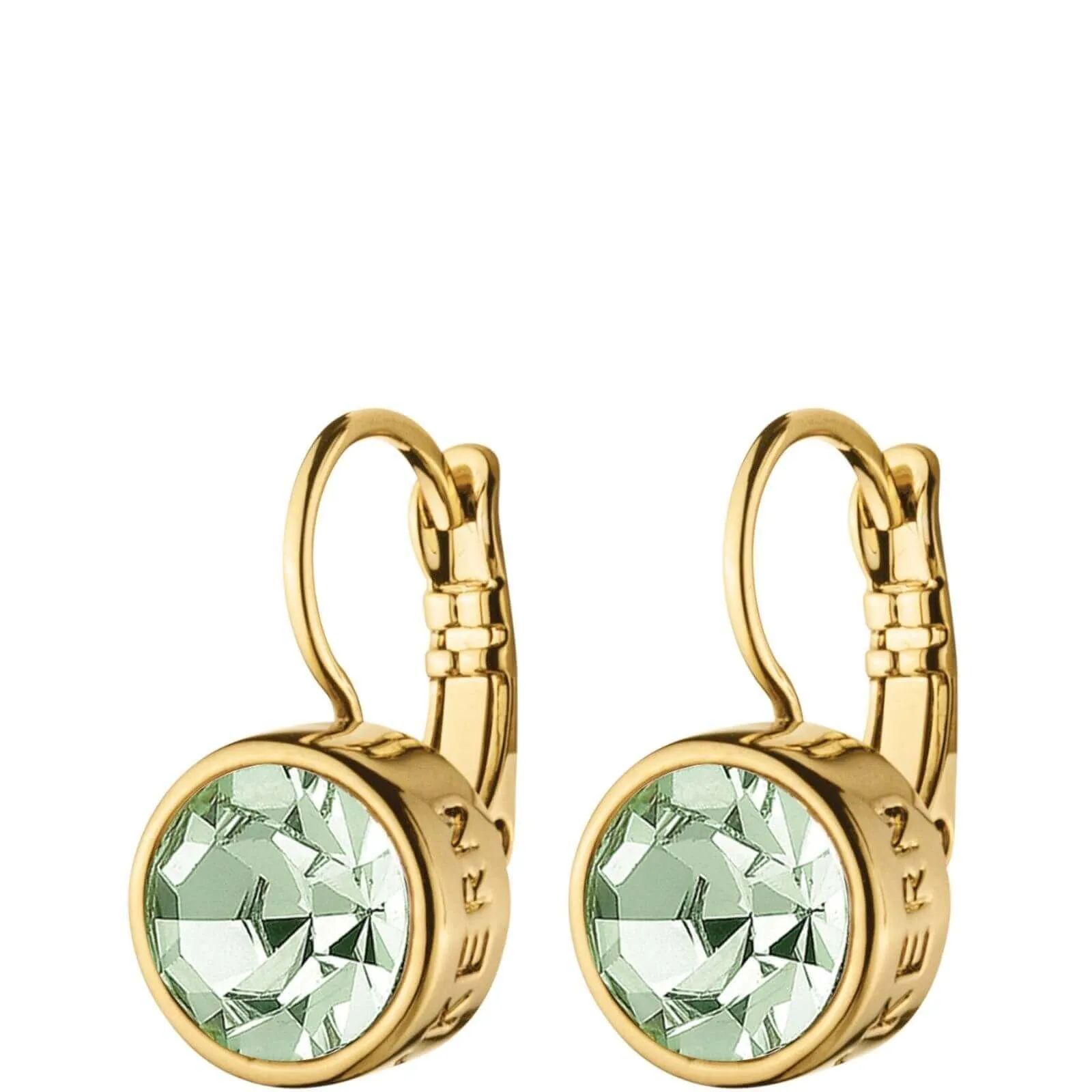 Dyrberg Kern Louise Gold Earrings - Light Green