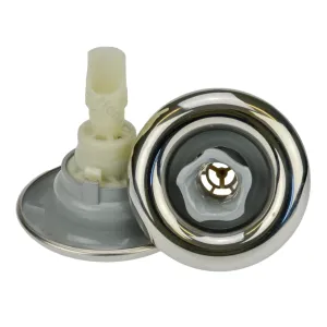 Edgetec Excess Spa Pool Jet - Directional - Stainless Grey - 84mm