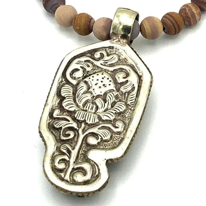 Elephant Pendant Mala Necklace