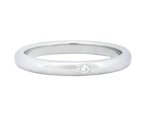 Elsa Peretti Tiffany & Co. Diamond Platinum Stacking Band Ring