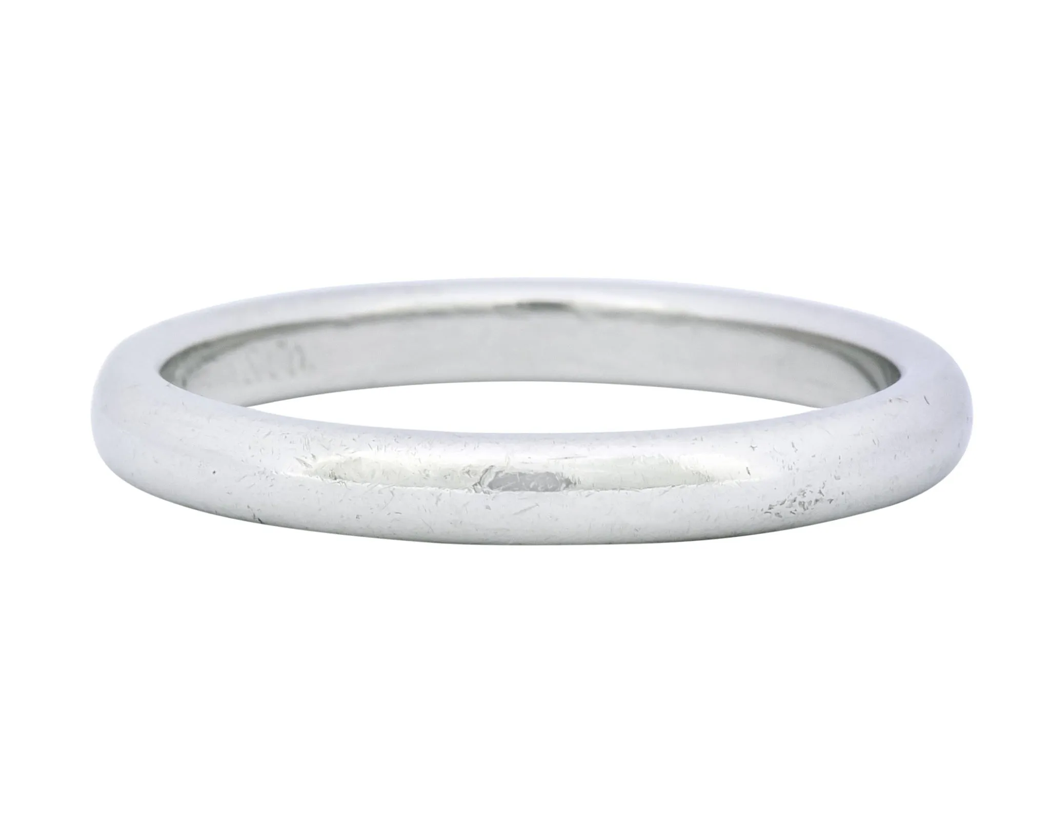 Elsa Peretti Tiffany & Co. Diamond Platinum Stacking Band Ring
