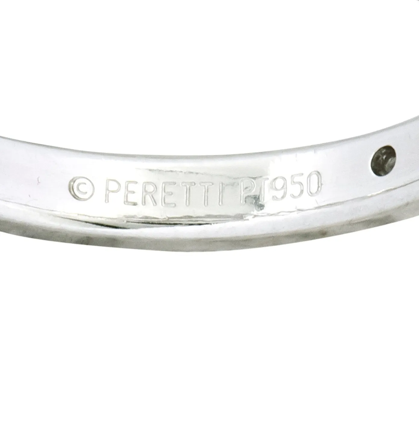 Elsa Peretti Tiffany & Co. Diamond Platinum Stacking Band Ring