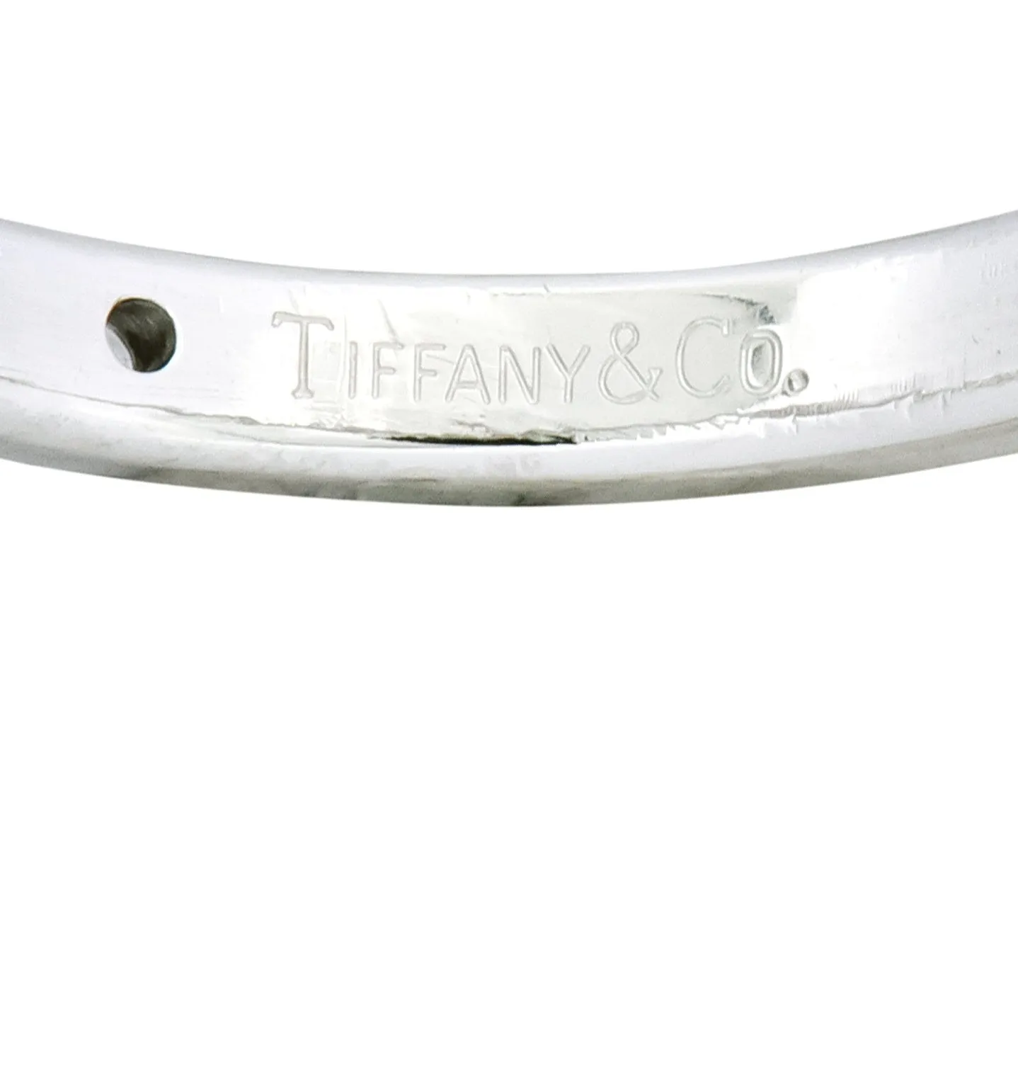 Elsa Peretti Tiffany & Co. Diamond Platinum Stacking Band Ring