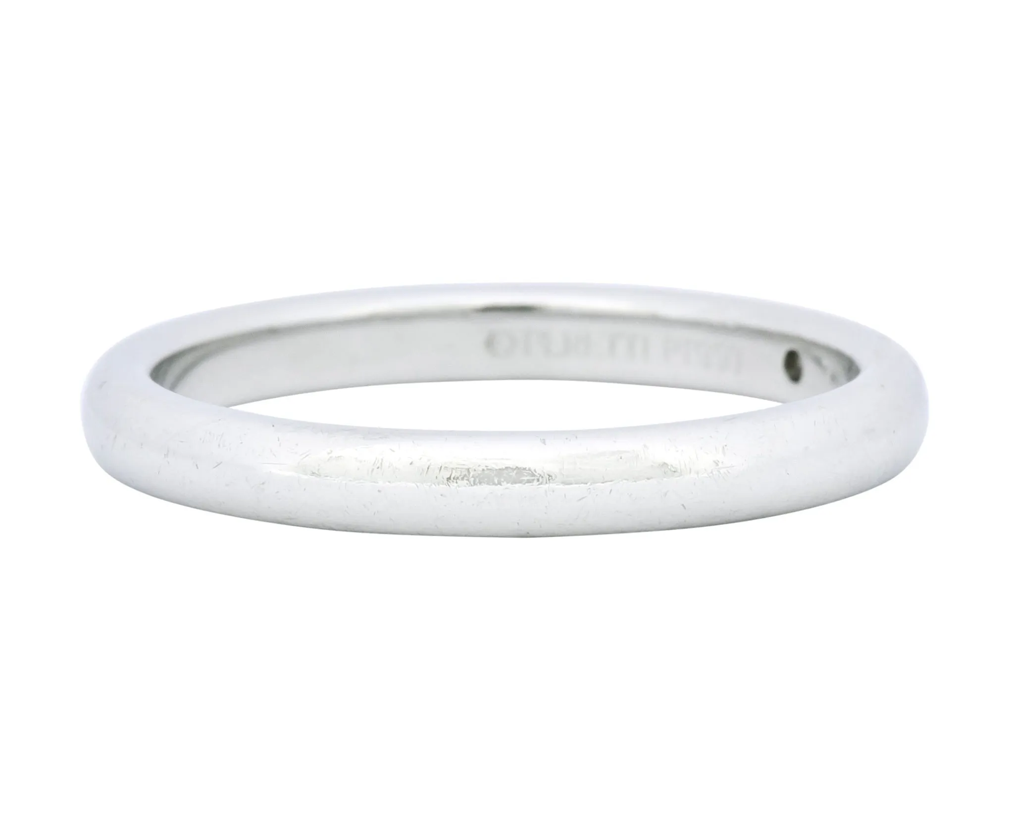 Elsa Peretti Tiffany & Co. Diamond Platinum Stacking Band Ring