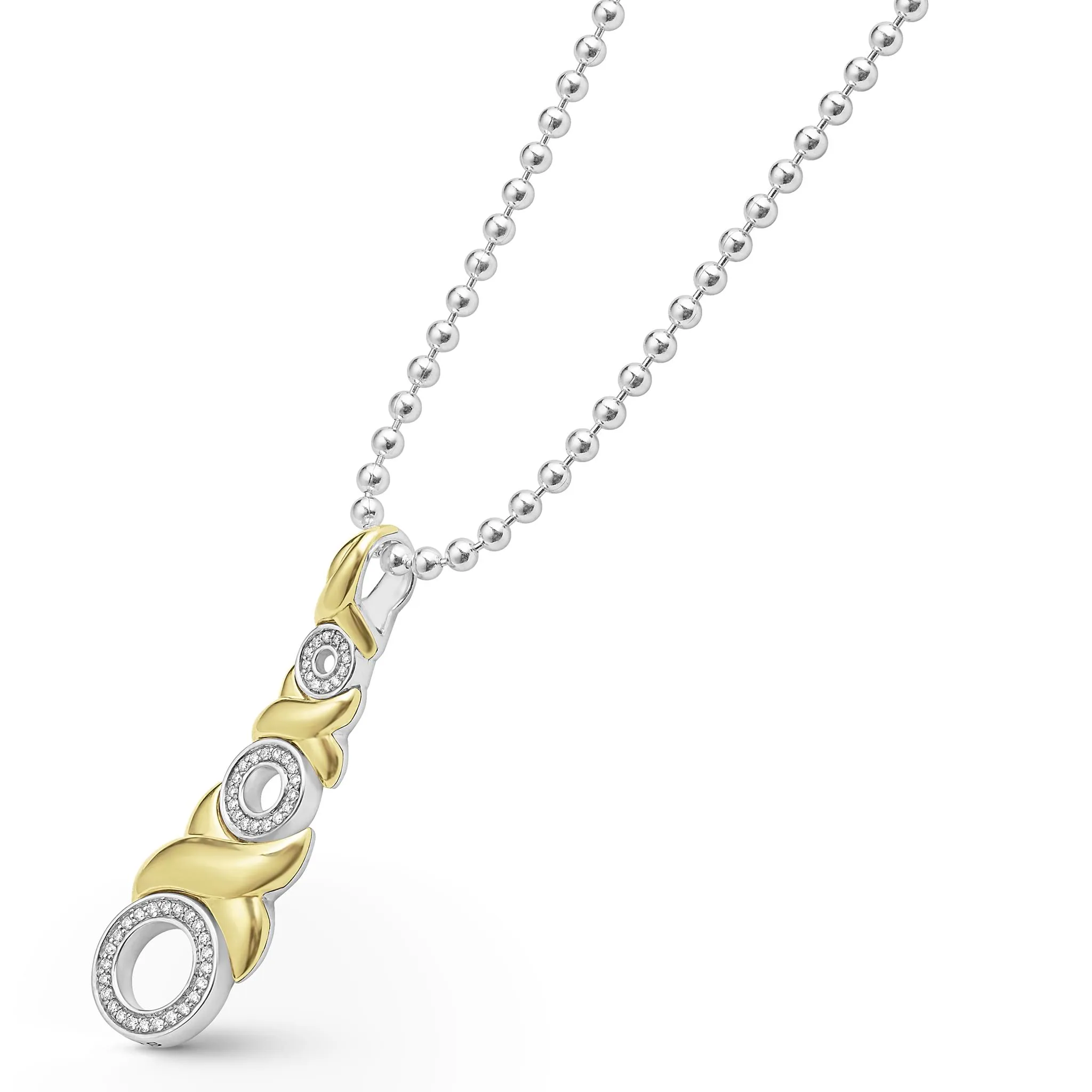 Embrace 18K Gold XO Diamond Necklace