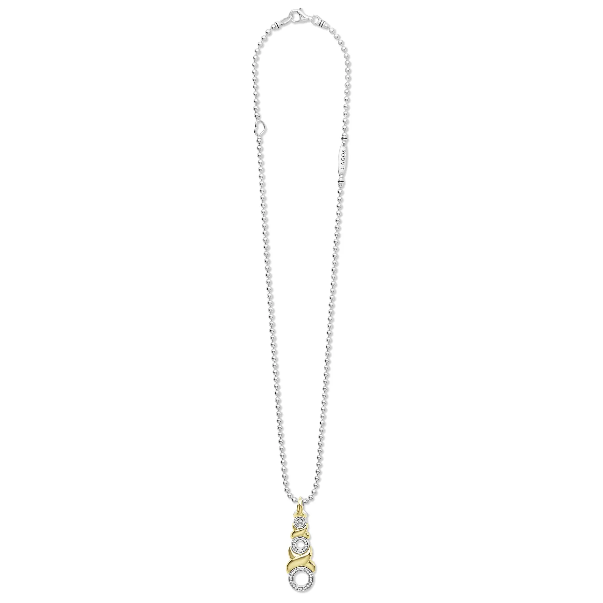 Embrace 18K Gold XO Diamond Necklace