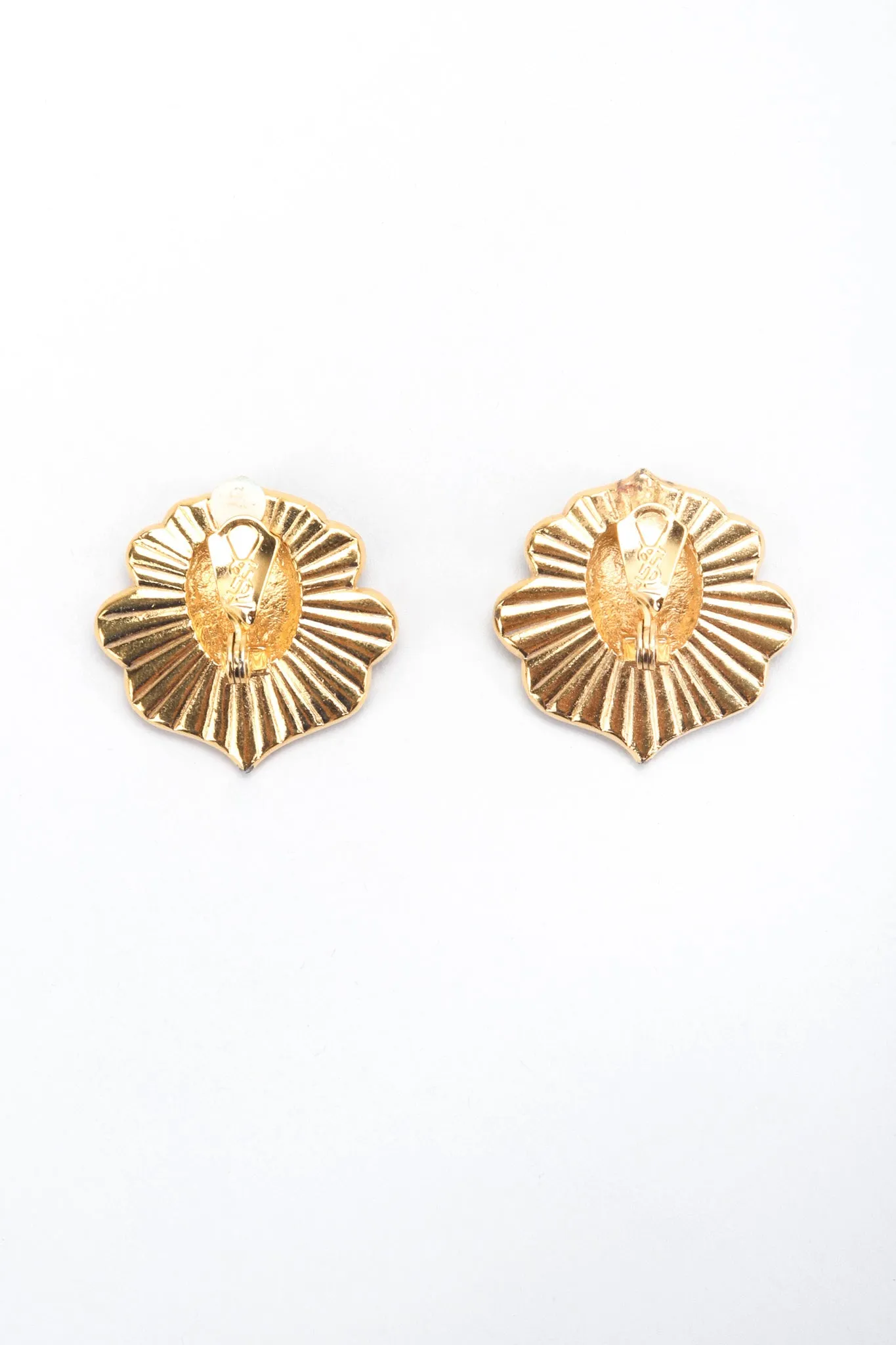 Enamel Arabesque Necklace and Earring Set