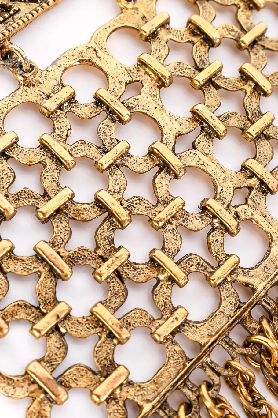 Etruscan Chain Fringe Necklace