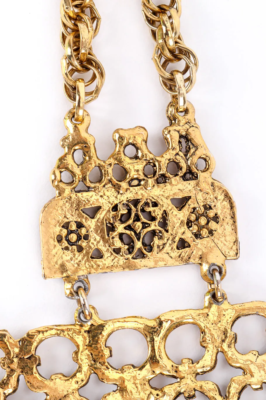 Etruscan Chain Fringe Necklace