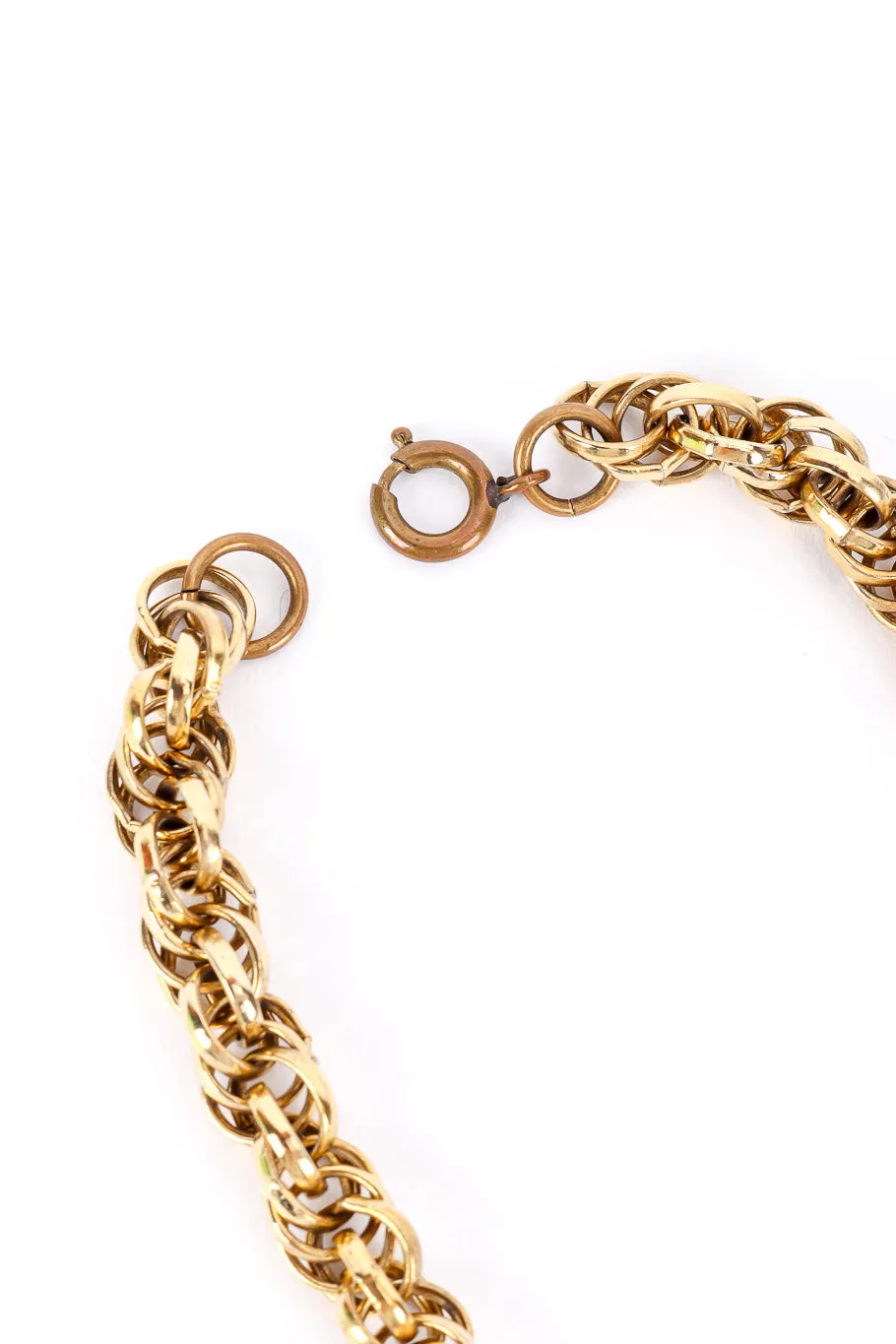 Etruscan Chain Fringe Necklace
