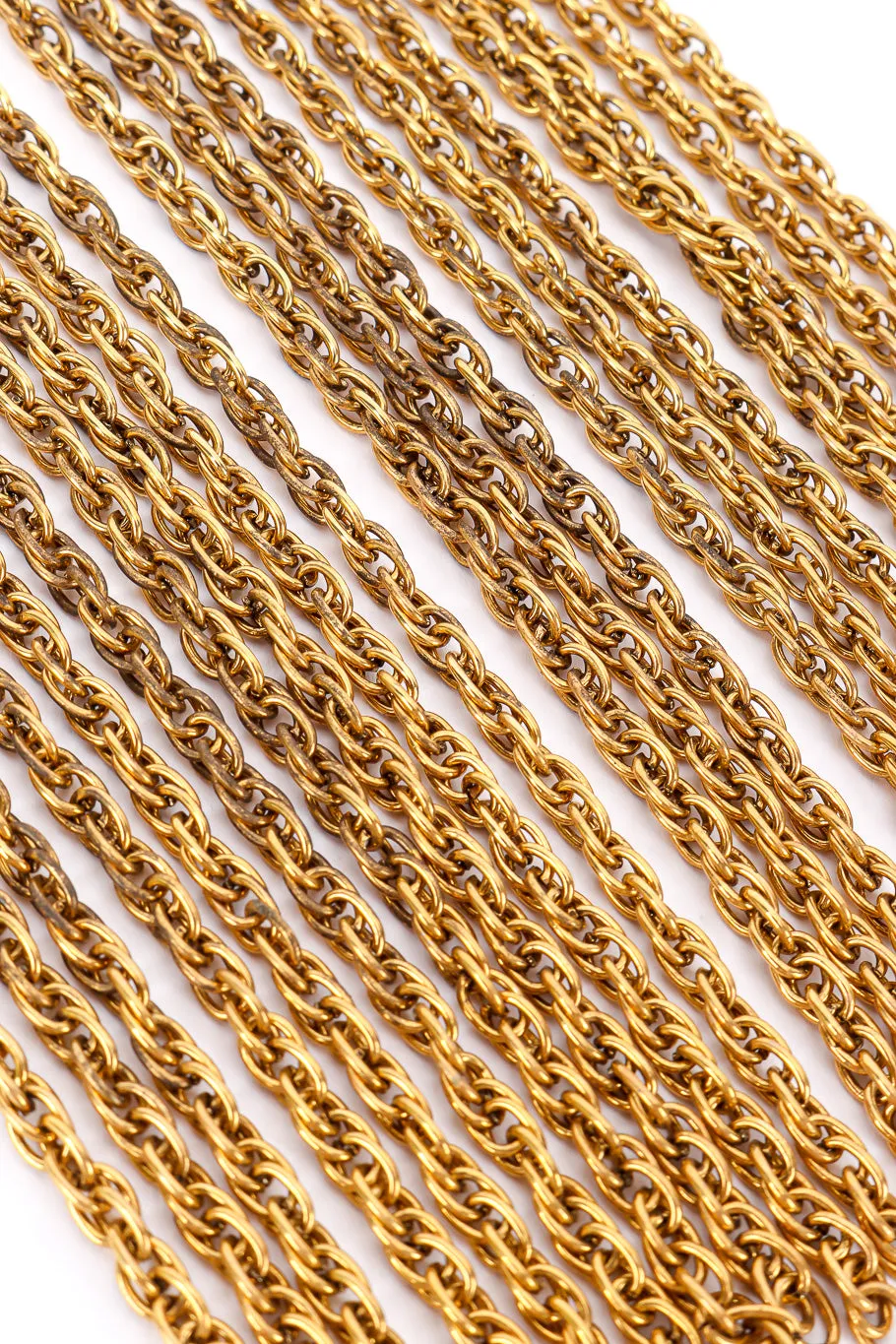 Etruscan Chain Fringe Necklace