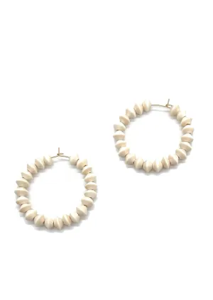 Evelyn's White Hoops