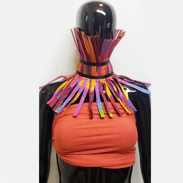 Fancy African  Fabric Choker