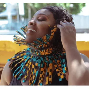 Fancy African  Fabric Choker