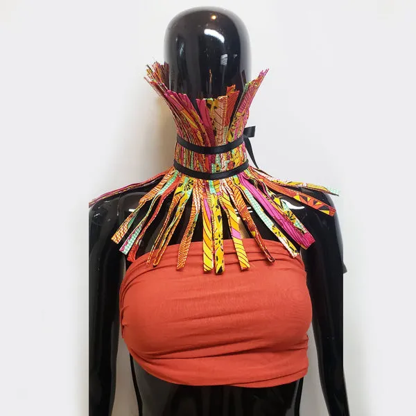 Fancy African  Fabric Choker