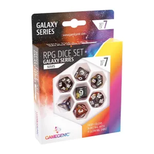 Gamegenic Galaxy Series - Mars - RPG Dice Set (7pcs)